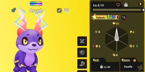 Starter Evomon SSS Arcub PRISMATIC + Random Jar Stats [INSTANT]