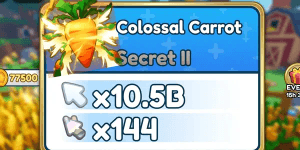 SECRET Colossal Carrot - Tap Simulator