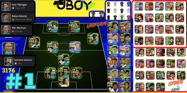 Efootball full legends (safe and guaranteed) by #OBOYstore