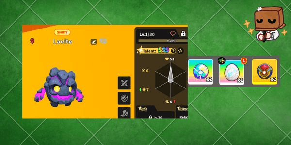 Gambar Product Evomon - SSS shiny Lavite - starter level 10