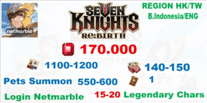 Akun Seven Knights Rebirth Global-2