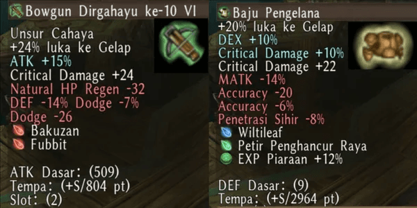 1 SET BOWGUN EQUIPMENT DTE