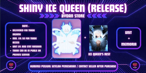 Shiny Ice Queen (Release) + Memoria / Rukia - Anime Vanguards