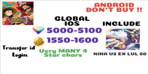 One Piece Bounty Rush Gacha Account ios-3