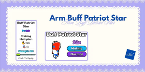 Arm Buff Patriot Star (92x Normal World, 6x Event World)