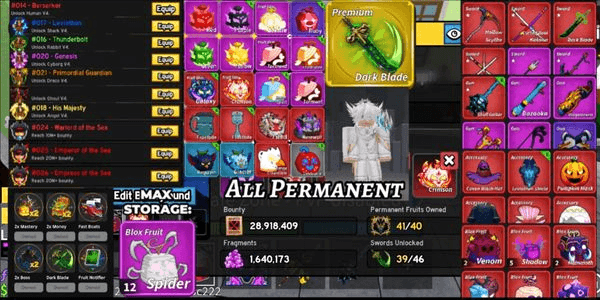 Gambar Product Blox Fruits Permanent Account - 5