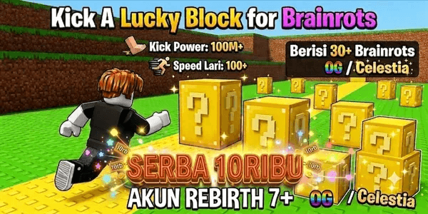 Rebirth Account 7 Bonus 30+ Brainrots