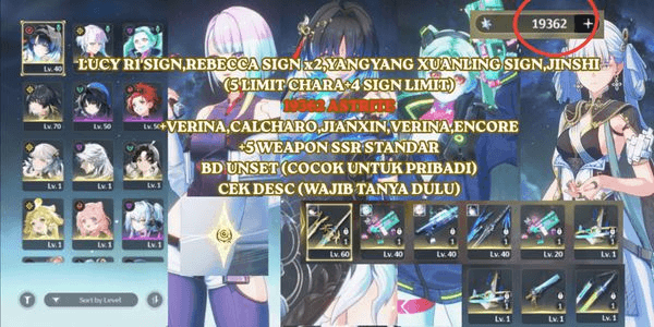 Gambar Product [SEA] [19362 ASTRITE] LUCY R1 SIGN,REBECCA SIGN x2,YANGYANG XUANLING SIGN,JINSHI,STANDAR SSR LAINNYA,BD UNSET