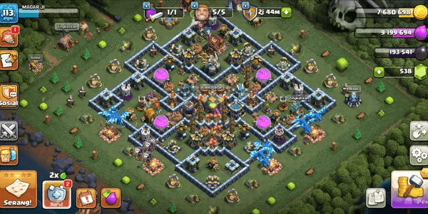 Town Hall 14 SEMI MAX GAGAH FULL GUARANTEE