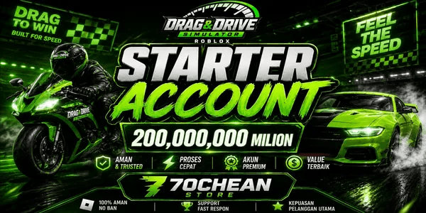 Starter account pack 200m+ bonus game pass if lucky and limited motorbike