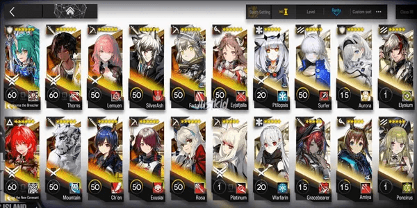ARKNIGHTS GLOBAL STARTER MID 11*6, 2 LIMITED EXUSIAI ALTER, HOSHIGUMA ALTER, LEMUEN, THORN, MOUNTAIN, EYJA, SILVERASH, EXUSIAI, CHEN, ROSA, FLAMETAIL