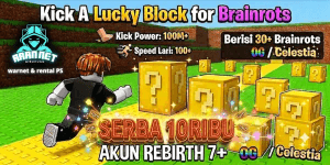 [SERBA 10K] Rebirth 7+ Account - bonus brainrots