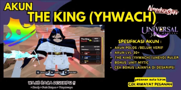 Starter Account The King (Yhwach) (UNEVO) RULER