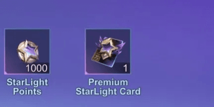Premium Starlight Card
