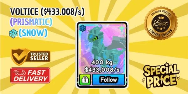 SNOW VOLTICE ($433.008/s) | Build A Zoo