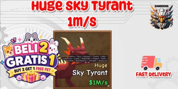 Huge Sky Tyrant Catch And Tame
