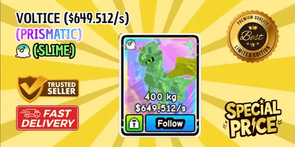 SLIME VOLTICE ($649.512/s) | Build A Zoo