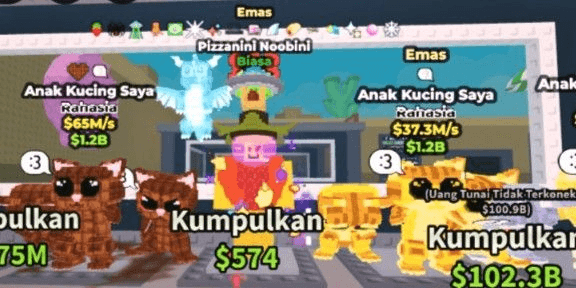 Gambar Product Gold Noobini Pizzanini Full Rare Traits