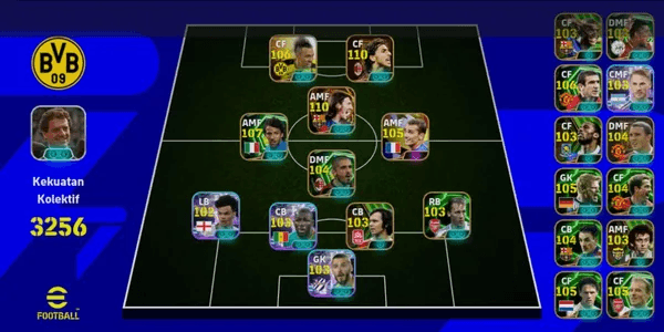 Collective 3256+ Messi x Ibrahimovic x Van Basten x Platini x Del Piero x Bergkamp x Griezmann x Michael Owen x Oliver Kahn + 7 Manager Boosters