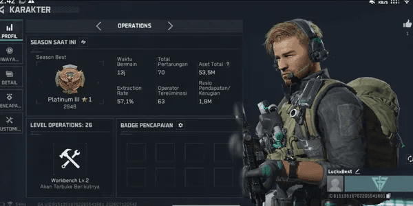 Delta Force op account ready to play 100% safe guarantee
