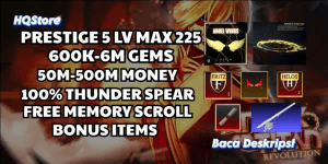 AOTR Account Exchange | Lots of Gems | Lots of Gold | Item Inventory - Attack on Titan Revolution