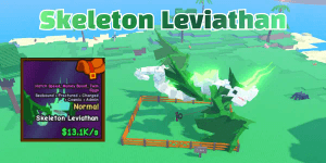 Skeleton Leviathan (Exclusive Pet) - Catch And Tame!