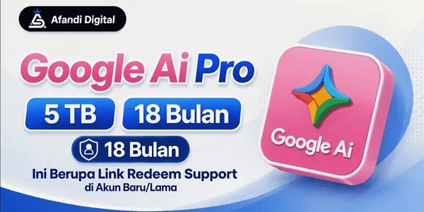 Google Drive 5TB + Gemini AI Pro 18 Months