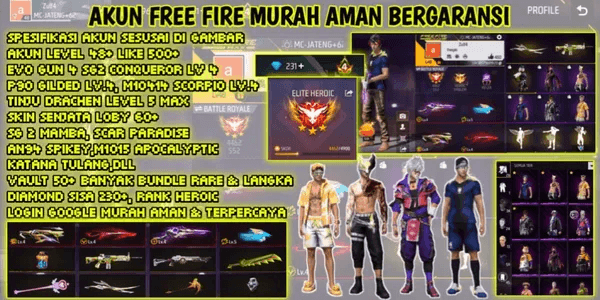 FREE FIRE ACCOUNT WITH SG LOBBY SKIN | HAS EVO GUN | CHEAP | SAFE | TRUSTED | WARRANTY