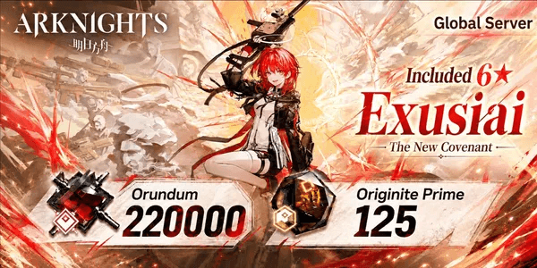 [GLOBAL] Gacha Orundum PO Originite Prime AK Arknights Account