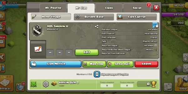 	Clan Level 9