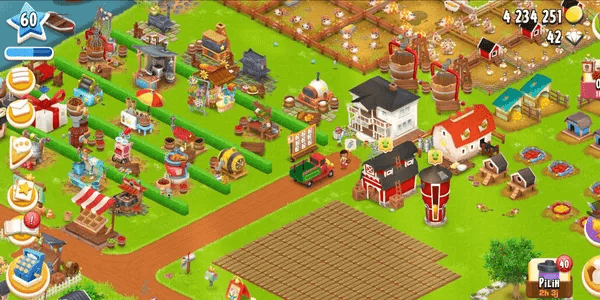 Hay Day Account - Hay Day Farm || Level 60+ || Barn & Silo 2000+ || 100% Safe