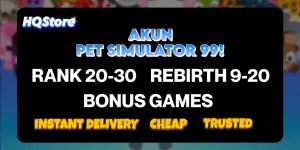 PS99 Account High Rank | High Rebirth | Bonus Gems | Full Access - Pet Simulator 99