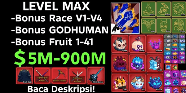 AKUN LEVEL MAX GODHUMAN