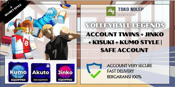 ACCOUNT JINKO + KUMO +AKUTO/OKURO/TWINS + KISUKI STYLE | 4 SECRET | 13+ | SECURE AND FAST DELIVERY | CHARACTER ACCOUNT STYLE