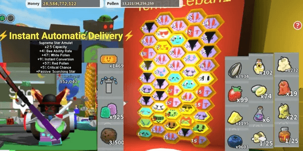 Red Hive Dark Scythe - Bee Swarm Simulator