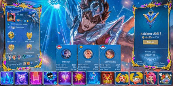 Gambar Product Akun Mobile Legends Murah Mewah