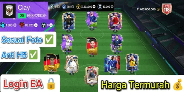 AKUN FC MOBILE OVR 118 STARTER (2)