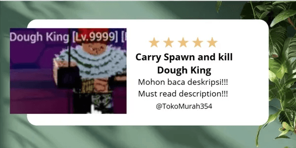 Carry Spawn and kill Dough King