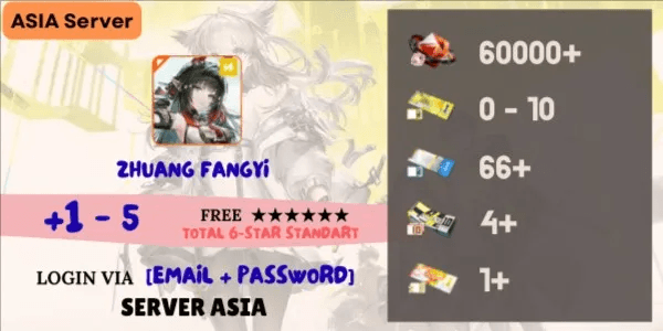 Arknights Endfield Reroll Account - 7