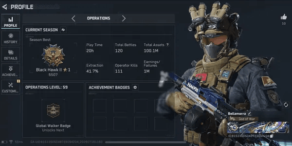 Delta Force account ready to play asset 100M #DEL31