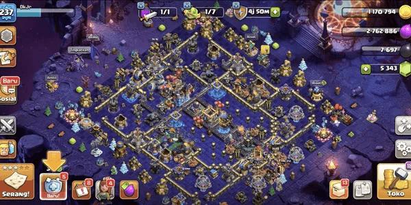 Town Hall 18 Hero + Wall + Equipment ALL GG / Super GG Account Ready to Use
