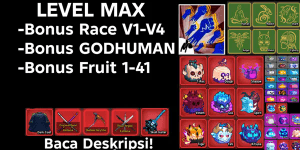 AKUN LEVEL MAX GODHUMAN