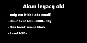 Old legacy account