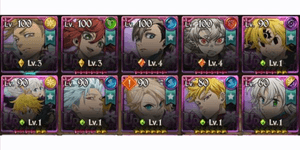 ASIA | NEMESIS MELIODAS + BAN TRANSCENDED + LANCELOT + TRISTAN + ELIMELI + FULL COLLAB GACHIAKUTA RUDO 4/6 + ENJIN 3/6 + RIYO 3/6 + ZANKA 4/6