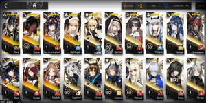 ARKNIGHTS GLOBAL STARTER 7*6, LIMITED WANG, BLAZE, BLAZE ALTER, THORN, EYJA, EXUSIAI, NIGHTINGALE