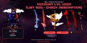 ACCOUNT FISCH END GAME MAX LVL 1000