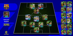 Collective 3251+ Messi x Johan Cruyff x Ronaldinho x Batistuta x Totti x Maldini x Isak x Osimhen x Oliver Kahn + 6 Manager Booster