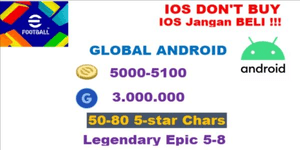 Global Account Android Efootball Mobile
