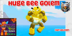 Bee Golem Catch And Tame!