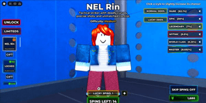 Blue Lock Rivals Account + Basketball Zero Style NEL Rin + Chrollo V1 & V2